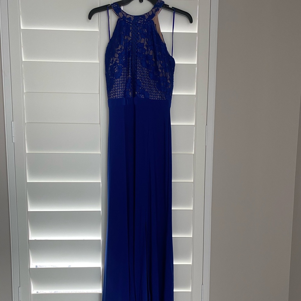 Women’s blue dress